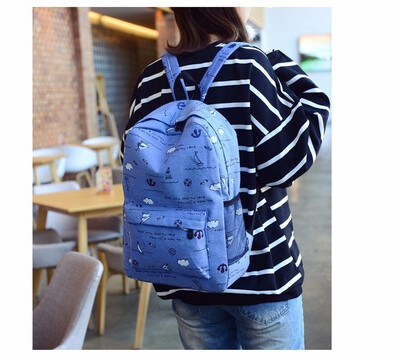 

2018 Womens Backpack New Korean Version College Wind Backpack Fashionable Small Fresh Schoolbag Travel Mochila