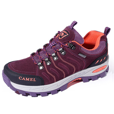 

Camel outdoor CAMEL outdoor hiking shoes couple non-slip shock absorber shoes wear low walking shoes A833036133 purple black cold orange 39