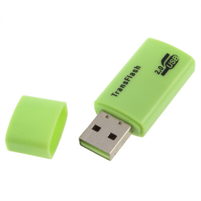 

2pcs Instantly convert Transfer MICRO SD CARD INTO a USB flash drive Green