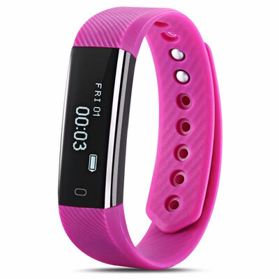 

ID115HR Heart Rate Monitor Smart Bracelet Remote Camera Sports Wristband