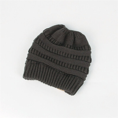 

Winter Knitted Wool Cap Women&Men Casual Hip-Hop Skullies&Beanie Warm Hat