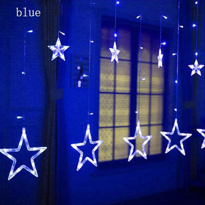 

2M Led Christmas Stars Lights IndoorOutdoor 220v LED Fairy Lights Holiday Lights For Party Decoration Curtain Lights