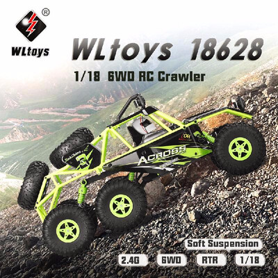 

Original Wltoys 18628 118 24G 6WD Electric Off-Road Rock Crawler Climbing RC Buggy Car RTR