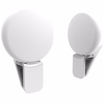 

2018 Natural Mini Portable Selfie Led Flash Photo Camera Ring Light for Iphone Samsung Lithium-Ion Polymeter Battery