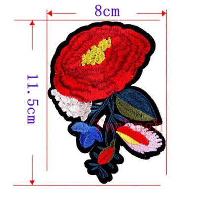 

1 Pcs New Flower Patches Embroidered Patch 3D Stickers Sewing Motif Applique Clothing Repair Fabric DIY Clothes Wedding Patches
