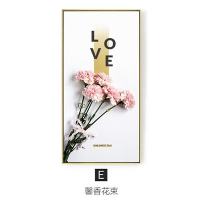 

Nordic Modular HD Print Artwork Flowers Home Decor Modern Canvas painting picture for living room PIC001