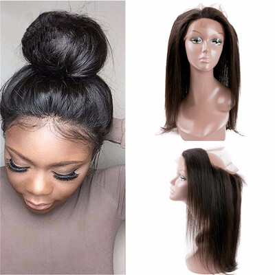 

360 Lace Frontal Straight Hair Peruvian Virgin Hair Straight Lace Frontal Closure 360 Lace Virgin Hair Straight Weave Frontal