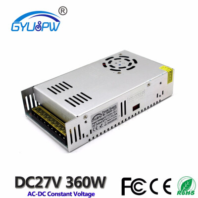 

Single Output Switching power supply dc 27V 133A 360W Power Supplies led driver transformer AC110v 220v For cnc cctv Motor Lamp