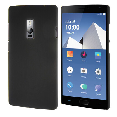 

MOONCASE 1+ OnePlus Two 2 ЧЕХОЛ ДЛЯ Hard Rubber Back Protective Black