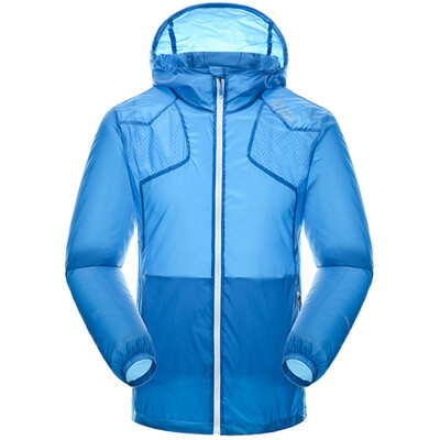 

Elmont ALPINT MOUNTAIN skin clothing couple models men and women light breathable shade skin windbreaker tear-resistant hooded one skin coat 640-104 rose red XL