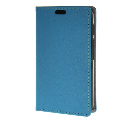 

MOONCASE Чехол для Alcatel одно касание Pixi 3 (4.0") ВЗ-4013D флип кожаный бумажник карты чехол с kickstand Чехол синий