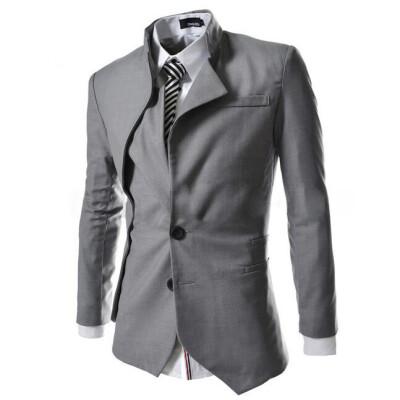 

Zogaa New Men's Suit Irregular Slim