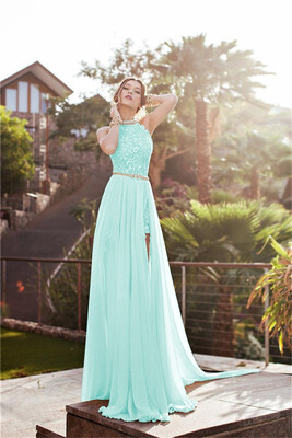 

Beaded Long Evening Dress Chiffon Side Slit Burgundy Sexy Backless Formal Party Evening Gown 2018