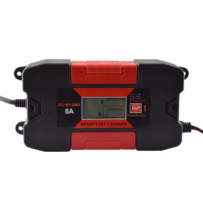 

New Portable 6A 12V Auo Car Smart RoHs Battery Charger With CE