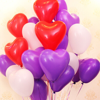 

Tropical Forest Wedding Balloons Christmas Eve Christmas Decoration Party Party Wedding Birthday Decoration Decoration Romantic Marriage Birthday Gift Heart Shaped Color 100 Pack
