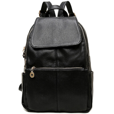 

Fragrant children XIASUAR female package tide shoulder bag female backpack female student bag new female bag 628 black