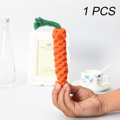 

Dog chews toys cotton knot Cotton thread healthy for small dogs puppy playing