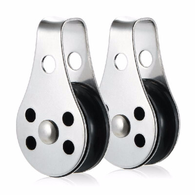 

2PCS Stainless Steel Pulley Blocks for Kayak Canoe Boat Anchor Trolley Kit