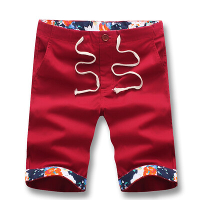 

Hot Sale Men Shorts Casual Men Cotton Slim Fit Print Fashion Designed Men Shorts 2016 Summer Free Shipping Hot Sale Plus