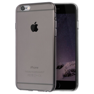 

Excellent light and transparent mobile phone shell TPU drop protection soft cover for Apple 6 / iPhone6 ​​/ 6s plus 5.5 inches through black