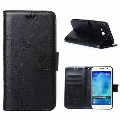 

MOONCASE цветочным узором Премиум мягкий PU Кожаный чехол для Samsung Galaxy J5