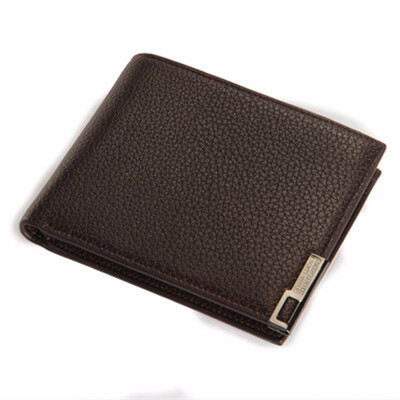 

Men Wallet Short Horizontal Leisure Purse Men Leather Clutch