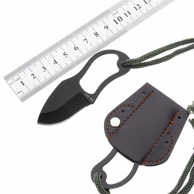 

CHACHEKA Wallet Card Knives Fixed Blade Self-defense Mini Pocket Tactical Rescue Knives Black Credit Card Outdoor Tools