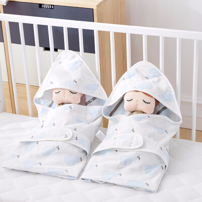 

Are Covered With Pure Cotton Sleeping Blanket Scarf Summer Thin Gauze Small Quilt Men&Women Baby Products