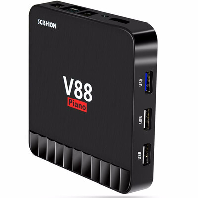 

SCISHION V88 Piano TV Box RK3328 4GB RAM 16GB ROM Android 71 USB 30
