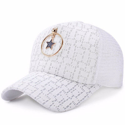 

New Reflective Pendant Net Hat Spring&Summer Sun Visor Cap Men&Women Sun Protection Casual Baseball Cap Sun Hat