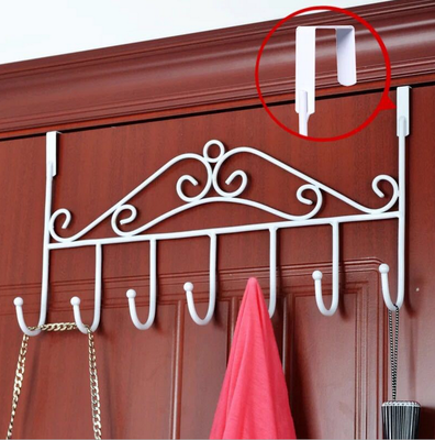 

Multi function seamless hook hanger hook for iron art door rear hanger