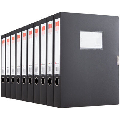 

Comix 10 loaded 55mm durable durable stick file box A4 file box box A1249-10 black office stationery