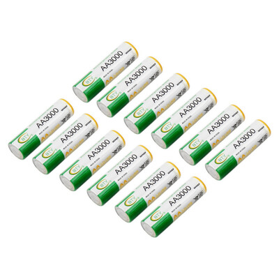 

12 шт АА LR06 3000mAh 1.2V Ni-MH Аккумулятор КЛЕТОК RC BTY Новый