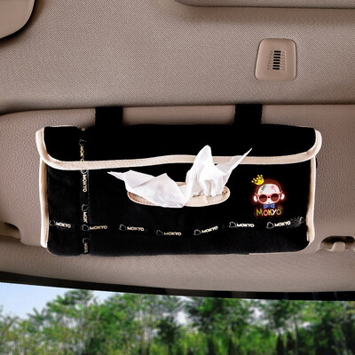 

Crown monkey car tissue box cover car interior decoration cartoon beige HGH-04C