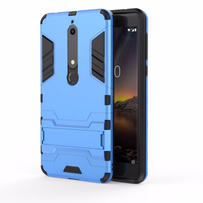 

for Nokia 6 2018 2nd Gen TA-1054 for Nokia 61 WIERSS Shockproof Hard Case for Nokia 6 2017 Combo Armor Case Cover Fundas