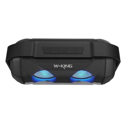 

2018 W-king New Arrival Outdoor Wateproof Bluetooth Wireless Bicycle Speaker S21 with LED Light for Mobile Phones