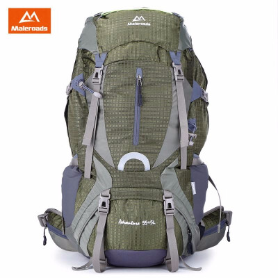 

Maleroads 60L Outdoor Sports Backpack Hiking Camping Water Resistant Nylon Bike Rucksack Bag