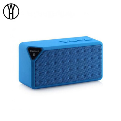 

WH X3 Bluetooth Speaker Fashion Style TF USB Wireless Portable Music Sound Box Subwoofer Loudspeakers for huawei xiaomi