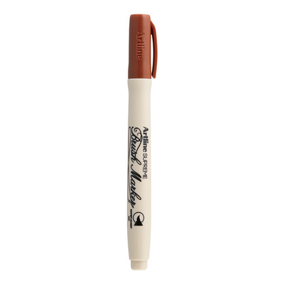 

Japanese flag Shachihata Artline SUPREME student childrens drawing tools painting painting art colorful brush brown EPF-F