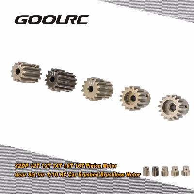 

GoolRC 32DP 3175mm 12T 13T 14T 15T 16T Pinion Motor Gear for 110 RC Car B8Q1