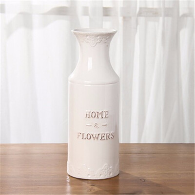 

Modern minimalist ceramic flower vase small fresh living room drying flower tableware vase creative home decoration ornaments