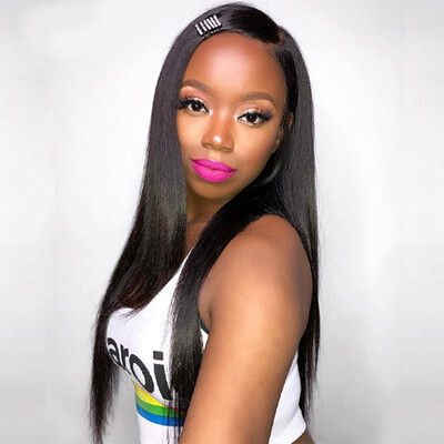 

UNice Hair Kysiss Virgin Series Straight Hair Bundle With Closure Brazilian Hair 3 Bundle With Lace Closure Three Part Human Hair