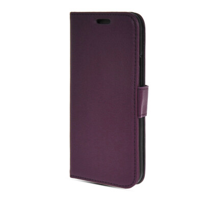 

MOONCASE High quality Leather Side Flip Wallet Card Slot Pouch Stand Shell Back ЧЕХОЛ ДЛЯ Htc One M8 Purple