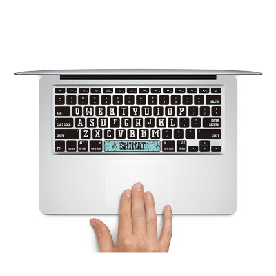 

GEEKID@Macbook Pro retina 13 keyboard decal sticker individual keys protector Characters Macbook Air keyboard decor sticker