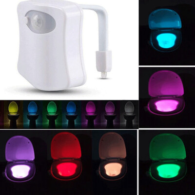 

816 Color LED Motion Sensing Automatic Bathroom Toilet Night Motion Activated Lamp
