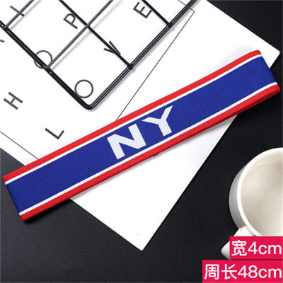 

Sport Yoga Elastic Hair Bands For Adult And Kids Alphabet Letter Headbands Girls Hair Accessories 2018 Hot Sale