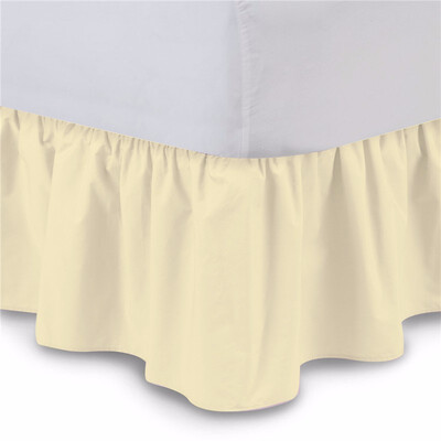 

Bed Skirt 6 Colors Brushed Cloth Bed Covers without Bed Surface King Queen Size Elastic Band Bed Skirts 38cm Height Bedspread