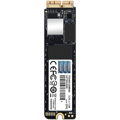 

Transcend 850 Apple upgrade dedicated PCI-e SSD 240G no external box only supports macOS 1013 or later