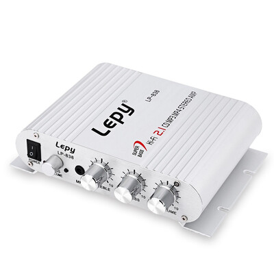 

Lepy LP - 838 Automobile Channel Amplifier Stereo Subwoofer Audio Accessory Three channels Mini car amplifier