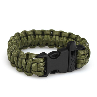 

Outdoors Survival Rope 550 Paracord Escape Emergency Bracelet Wristband Bracelet